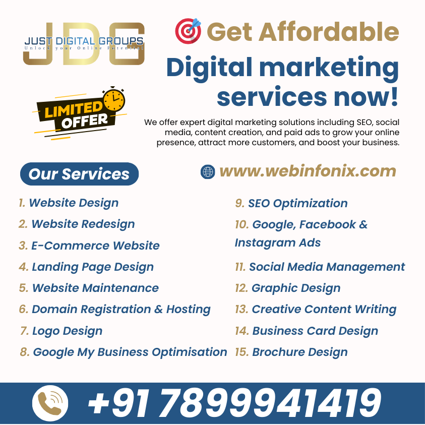 Just Digital Groups Best Digital marketing Company in Bangalore